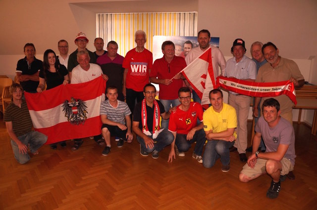 "Public Viewing" für Raika-Kunden.