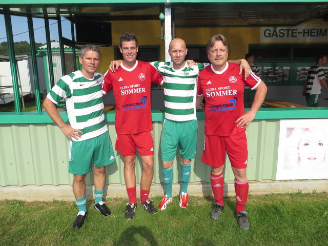 Didi Kühbauer, Christian Friedl, Thomas "Schutti" Wagner und Ronald Grünauer.