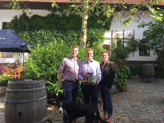 Karl Ferdinand Velechovsky, Christian Maurer und Beatrix Velechovsky (v. l.). | Foto: Karl Ferdinand Velechovsky