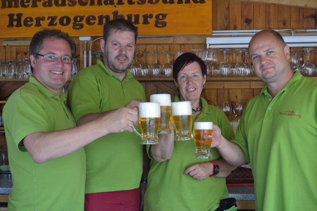 Erich Hauptmann, Enrico Hofbauer - Kugler, Sandra Wieser und Hans Baumgartner