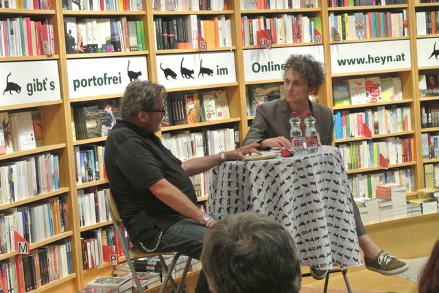Literarische Kostproben aus Ingeborg Bachmanns "Der gute Gott von Manhattan": Franz Robert Ceeh und Christian Reiner | Foto: kultur-arbeiter.at