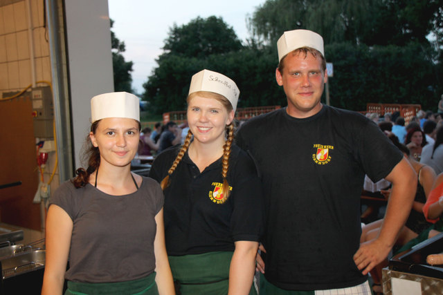 Ein starkes Team: Marina Brabenetz, Stephanie Plattner und Alexander Resinger unterstützten die Küchenmannschaft.