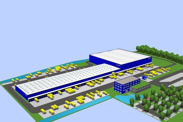 2017 soll das hochmoderne Warehouse von Dachser am Standort Hörsching in Betrieb genommen werden. | Foto: Dachser