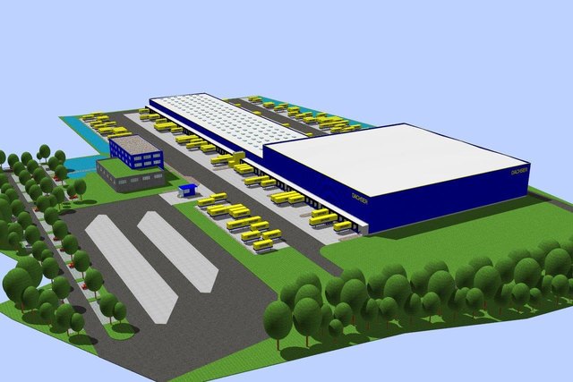 Das neuen Warehouse wird über 20.000 Palettenstellplätzen verfügen. | Foto: Dachser