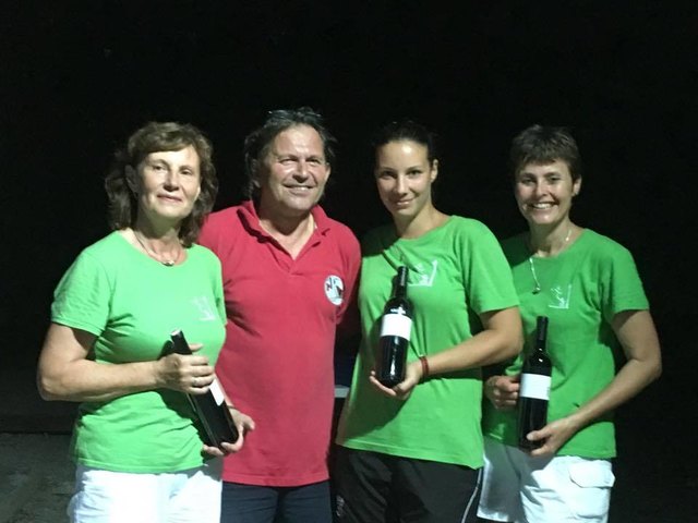 vlnr. Maria Schimak (PVN), Helmut Windhager (PPW/Organisator), Isabella Schimak (PVN), Yvonne Schüpbach (PVN)