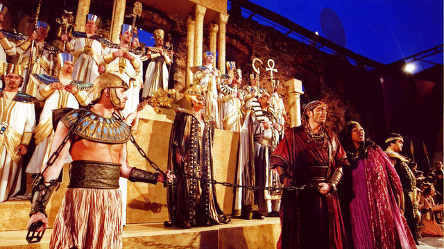 Die Oper "Aida" von Giuseppe Verdi wird in der Burgarena Reinsberg aufgeführt. | Foto: privat