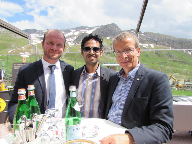 Alexander Hundegger, Punit Sikand und Alexander Gottardi von der gleichnamigen Firma.