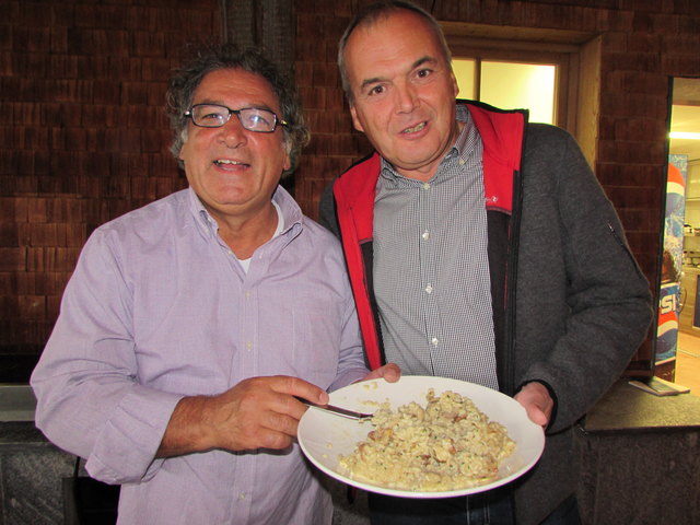 Paul Konrad mit dem Reiskoch schlechthin: Gabriele Ferron.