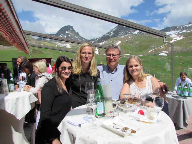 Nadine Ganahl, Sarah Falch, Alfons Parth und Carol Ganahl.