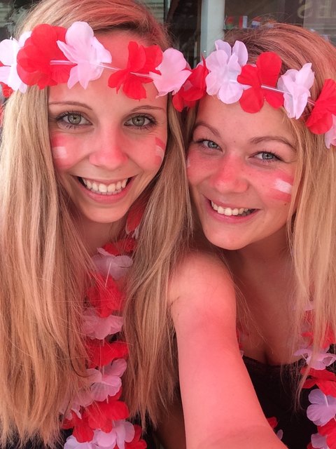 #immerwiederösterreich #em2016 #wirwarendabei #Nina&Janina
