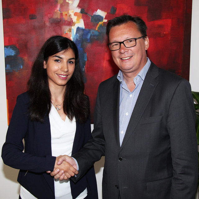 Sanya Neinawaie trat ihren Dienst als Integrationsbeauftragte an. | Foto: LMS