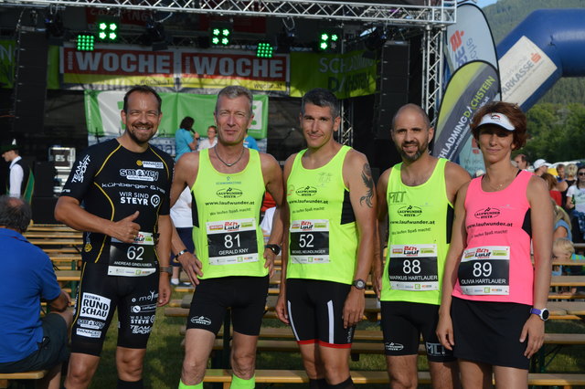 vl.nr. Andreas Gindlhumer, Gerald Kny, Michael Neundlinger, Markus Hartlauer, Olivia Hartlauer