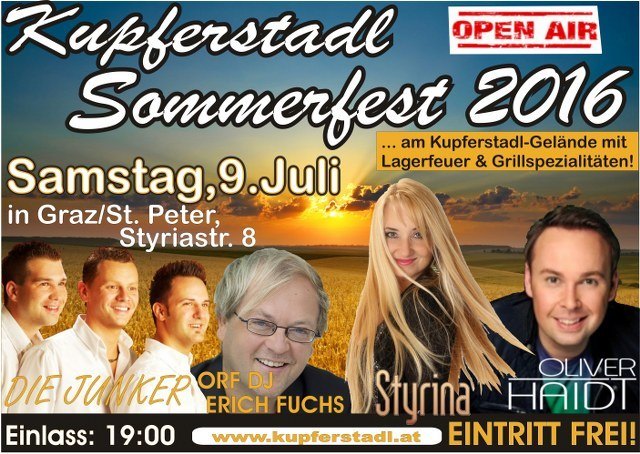 Kupferstadl Sommerfest, das Fest der Schlagermusik!