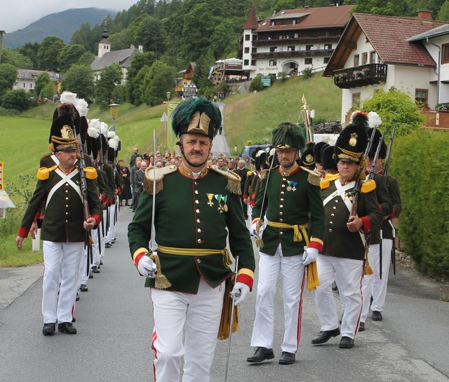 Major Oswald Tockner führt die Schützengarde Krakauebene an.