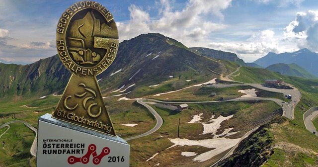 "Glocknerkönig"-Trophäe 2016 Bildquelle: Großglockner Hochalpenstraßen AG
