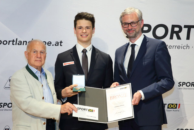 Landes-Sportehrenzeichen in Bronze für Andreas Brückl