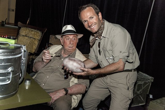 Alexander Rüdiger am Set von "My Jurassic Place".