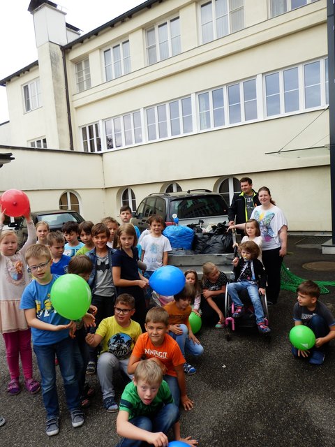 Die eifrigen Kinder von Puchheim mit Hannah und ihren Eltern.