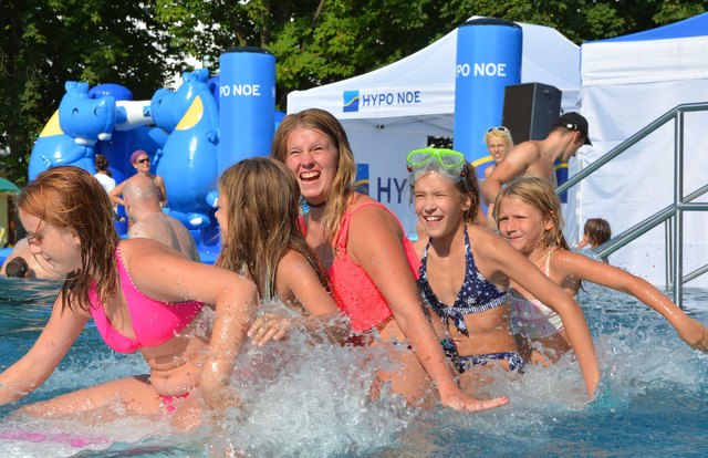 Am 10. Juli von 11 bis 17 Uhr gibt‘s jede Menge Action und Spaß für Familien in der Aqua City. | Foto: HYPO NOE