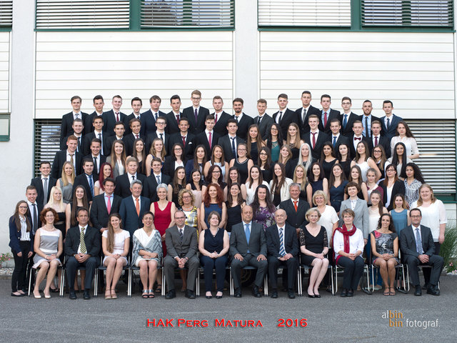 Alle HAK-Perg MaturantInnen 2016 | Foto: Foto Albin