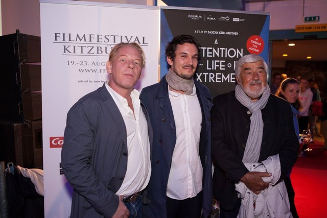 Ben Becker, Sascha Köllnreitner und Mario Adorf beehrten 2014 das Filmfestival Kitzbühel. | Foto: Filmfestival Kitzbühel