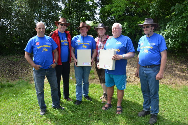 USV Traktorfreunde: Robert Seidl, Karl Schleinzer, Herbert Mang, Harald Schleinzer, Franz Spitaler und Erwin Nader