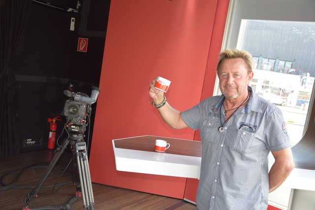 Ungewohnte Rolle: Rudi Weißenbacher im ORF-Studio. Foto: Verderber