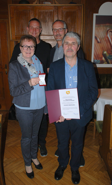 Christine Tischler und Karl Wöllinger (vorne), Christoph Grabmayr und Hans Kinzl (hinten).