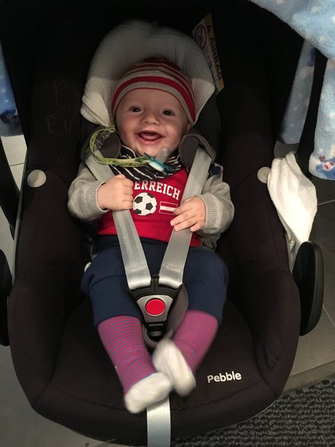 Baby hat Spaß