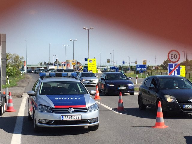 Im Bezirk Neusiedl wurden mehr Beamte für die Grenzkontrollen stationiert