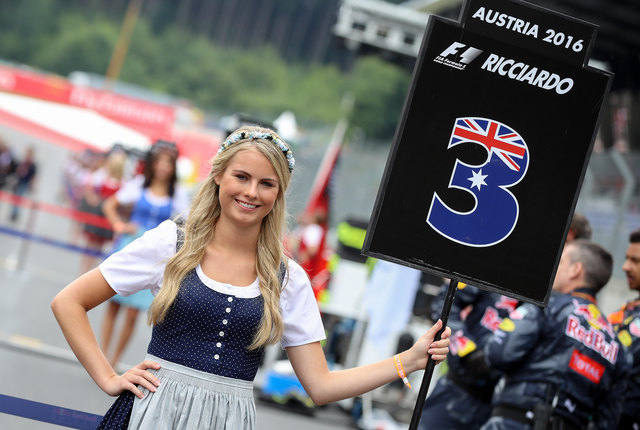 Britta Lindbichler war für Daniel Ricciardo im Einsatz. Foto: GEPA