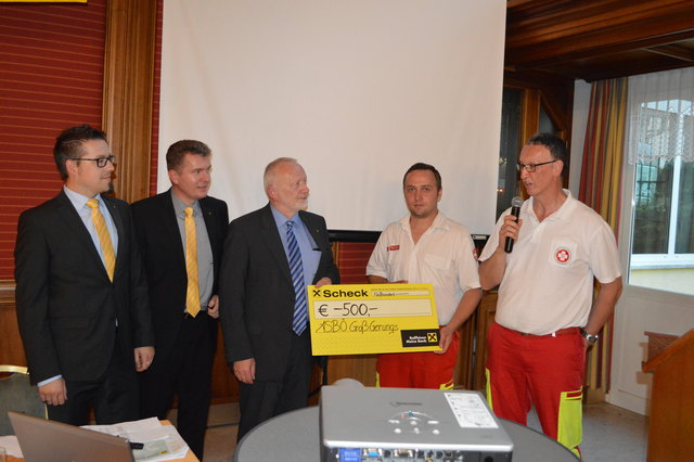 GL Jürgen Anderl, Dir. Walter Weiß, Obmann Karl Eschelmüller, Christoph Bretterbauer, Alfred Haneder