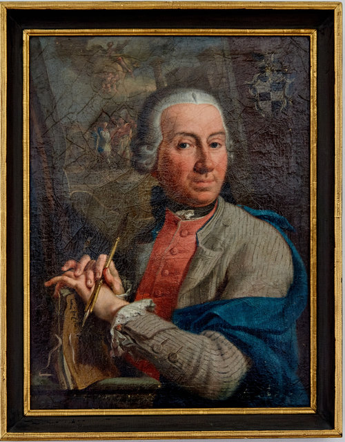Selbstportrait von Franz Anton Zeiller (um 1760) in Ottobeuren. | Foto: Veranstalter