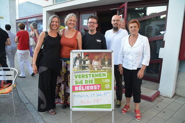 Gabriele Wiesinger, Federica Hannel, Oliver Treiber, Roland Lehner und Ella Lehner.