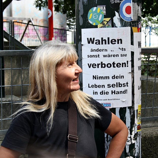 Sein Leben selbst in die Hand zu nehmen, das will "Hedy" ihren Zuhörern ganz besondern mit auf den Weg geben.