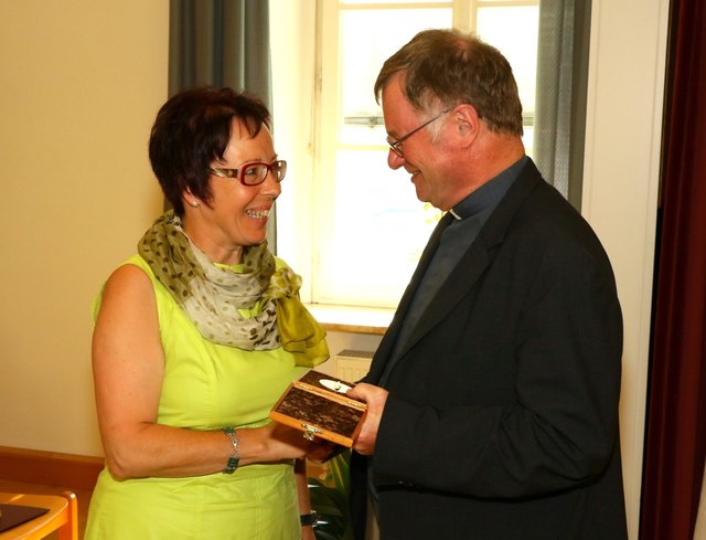 Regina Schauer, Manfred Scheuer. | Foto: Franz Reischl