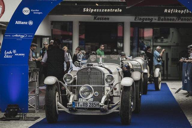 Die 7. Arlberg Classic präsentierte ein für den Classic-Car-Bereich äußerst extravagantes Starterfeld.