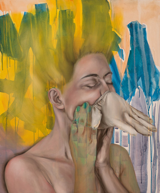 Acryl und Öl auf Leinwand, 100 x 80 cm, 2015