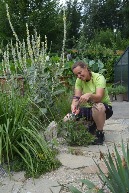 Karin Trauner von der Garten Tulln gibt Pflegetipps | Foto: DIE GARTEN TULLN