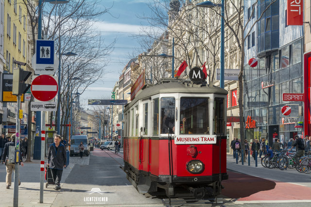 Eine Visualisierung: So könnte die "Museums-Tram" auf der Mariahilfer Straße den Nahverkehr beleben.