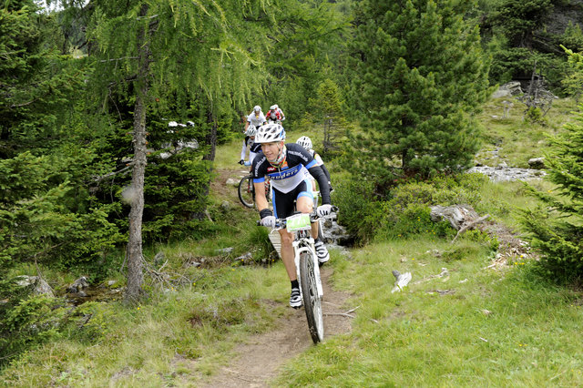 Race Across America-Gewinner Pierre Bischoff nimmt die BIKE Transalp ebenfalls in Angriff. | Foto: Nauders Tourismus