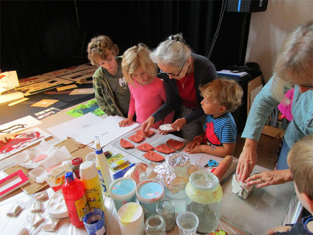 Kleine Künstler ganz groß! Beim Trampolissimo-Kunstworkshop in der Alten Gerberei