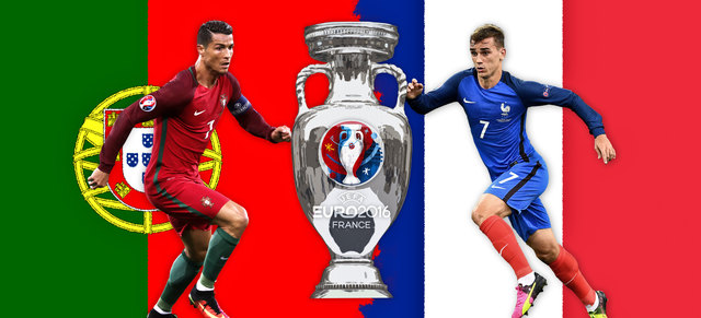 Ronaldo oder Griezmann - wer wird Europameister | Foto: GEPA GRAZ,AUSTRIA,08.JUL.16 - SOCCER - UEFA European Championship 2016, final, international match, Portugal vs France, preview. Image shows Cristiano Ronaldo