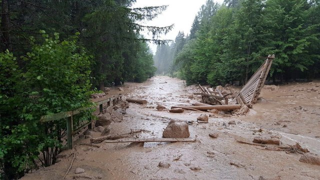 Hier nahm das jüngste Hochwasser-Unglück seinen Lauf - der Bach trat 1952 das letzte Mal über seine Ufer...