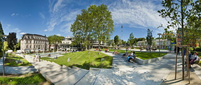 Einfach traumhaft: der neue Hauptplatz von Bad Gleichenberg. | Foto: KK