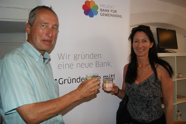 Für Klaus Allin und Martina Niederbacher ist die Bank für Gemeinwohl eine interessante Alternative zu konventionellen Banken.