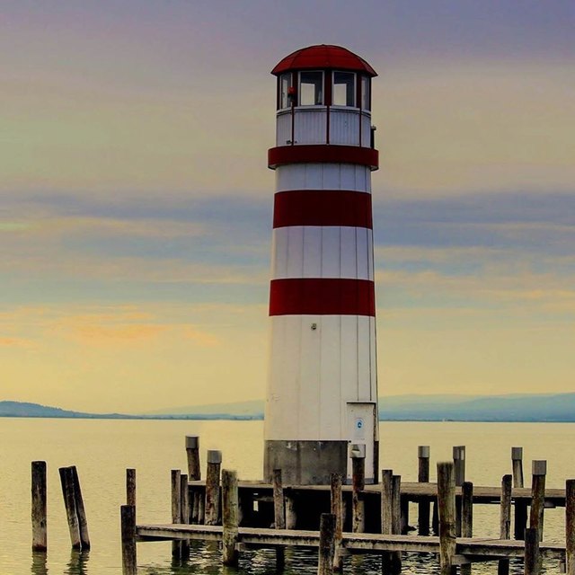 Leuchtturm in Podersdorf einfach schön