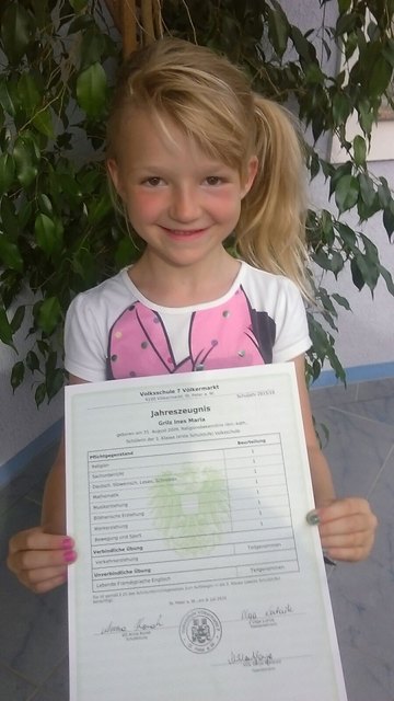 Ines Grilz 1.Klasse Volkschule St. Peter am Wallersberg