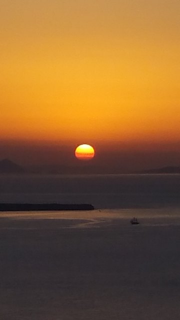 Sonnenuntergang auf Santorin