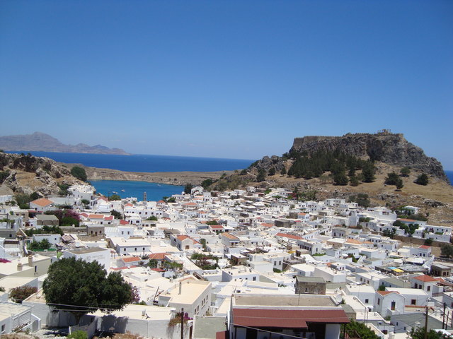 Lindos in Rhodos ( Griechenland) “traumhafte Aussicht”